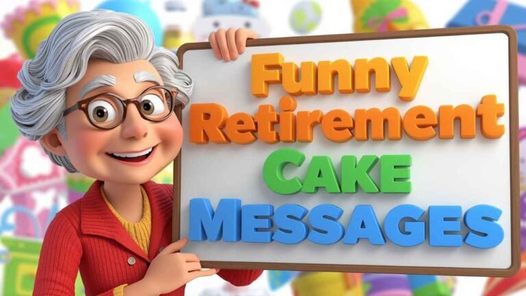 funny retirement cake messages