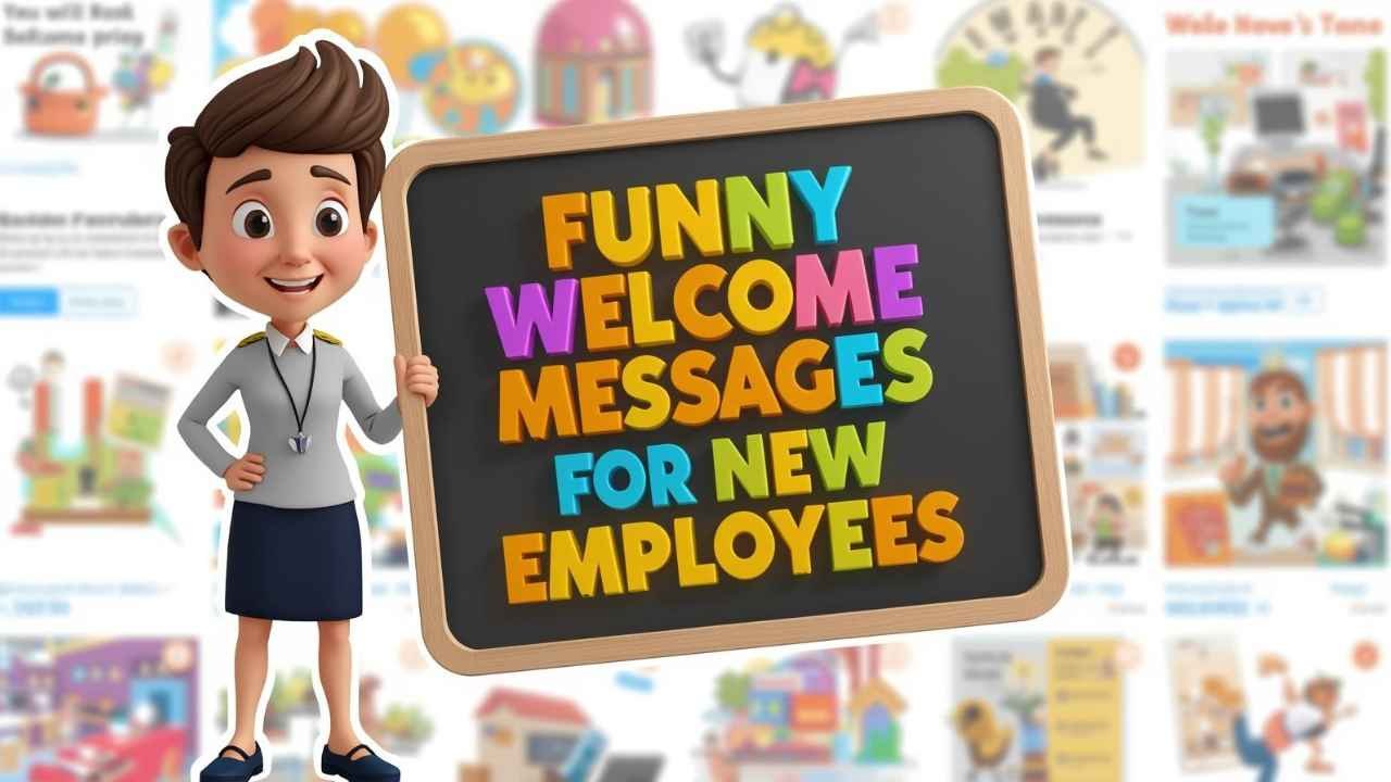 funny welcome messages for new employees