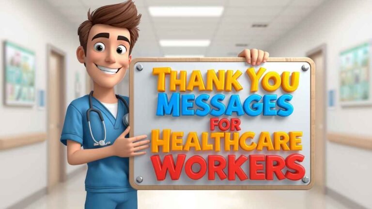 thank you messages for healthcare workers