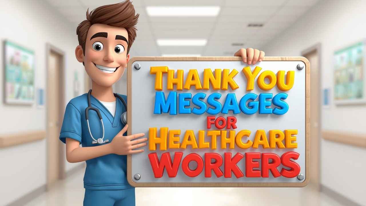 thank you messages for healthcare workers