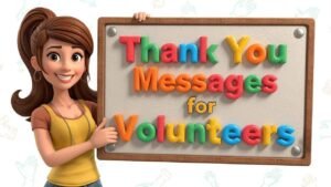 thank you messages for volunteers
