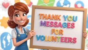 thank you messages for volunteers
