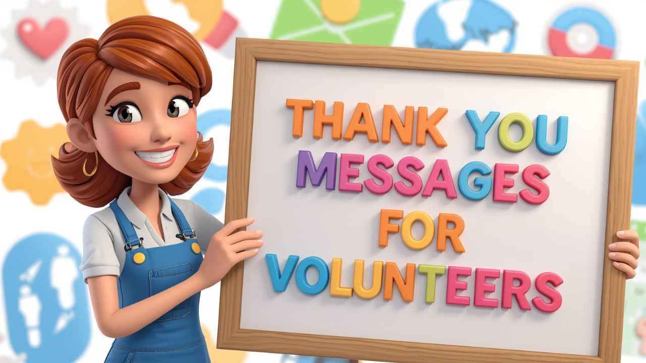 thank you messages for volunteers